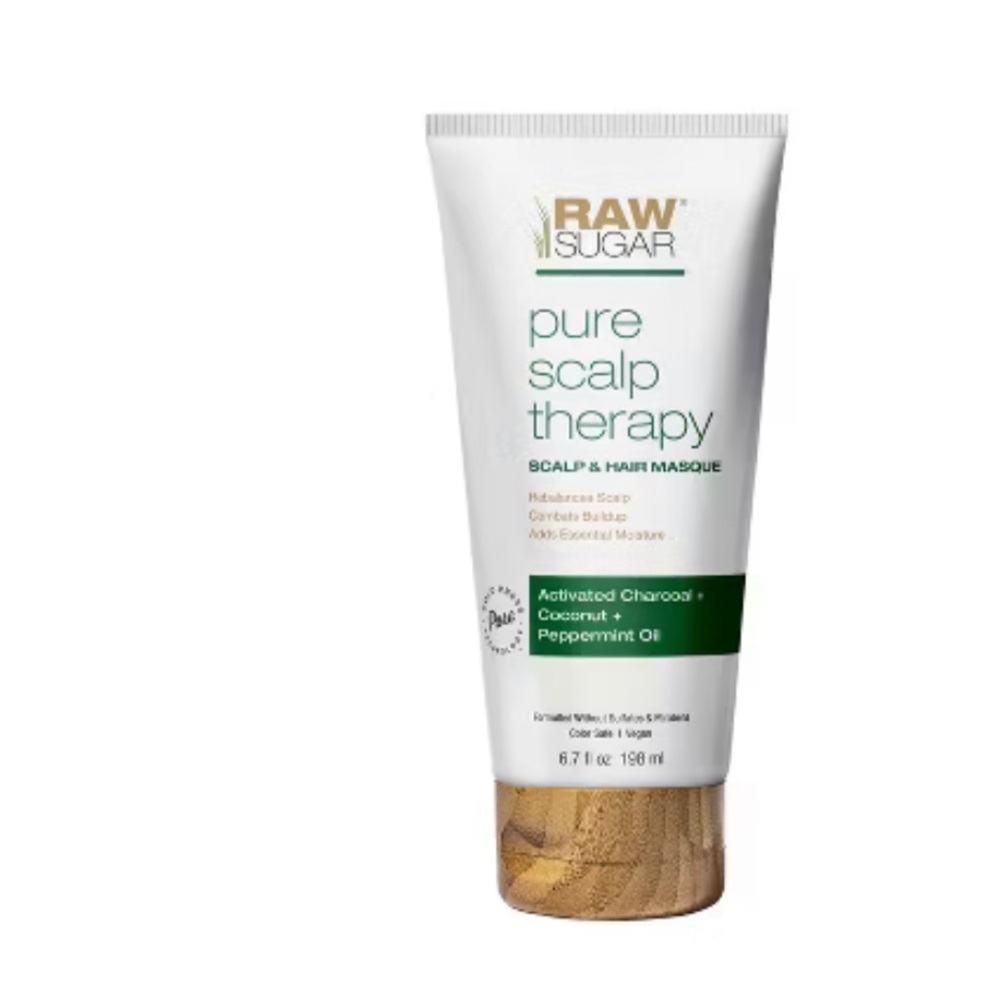 Brand new sealed Raw Sugar Pure Scalp Therapy Treatment Coconut +Peppermint Oil
